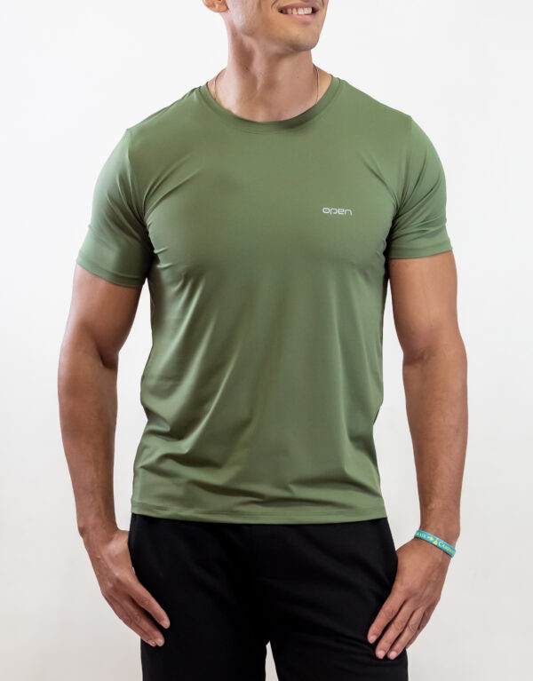 Camiseta Casual Open Sport Verde Cacto - Image 4
